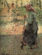 Camille Pissarro woman oil